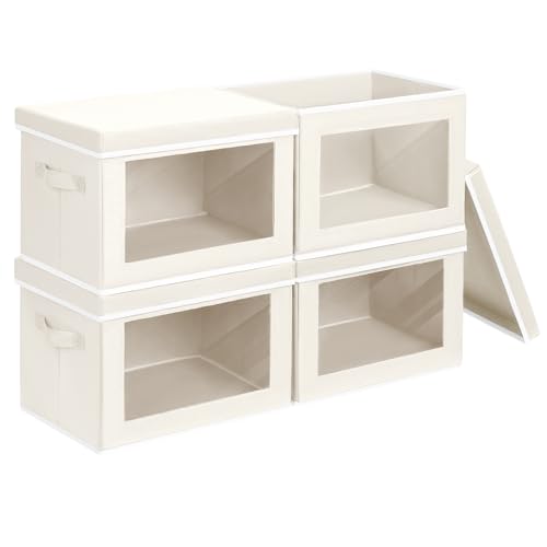 Storage Bins with Lids (4 Count)