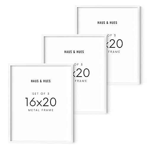 Standalone White Aluminum Frame Set of 3 (3 Count)