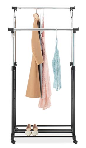 Double Rods Clothes Rack