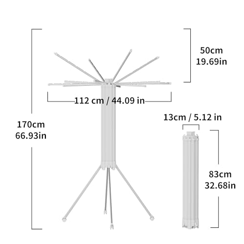 4 Legs Single Layer Clothes Drying Rack