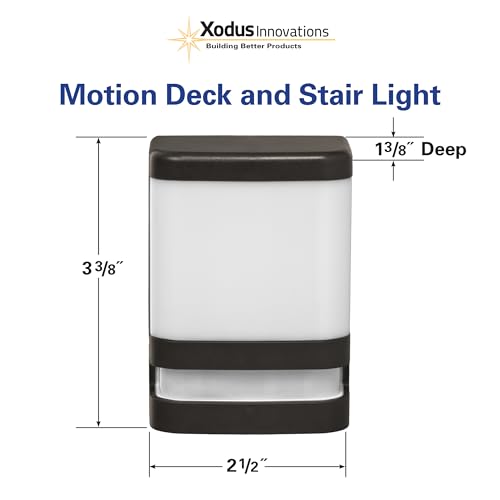 Xodus Battery Operated LED Deck & Stair Light (3 Count)