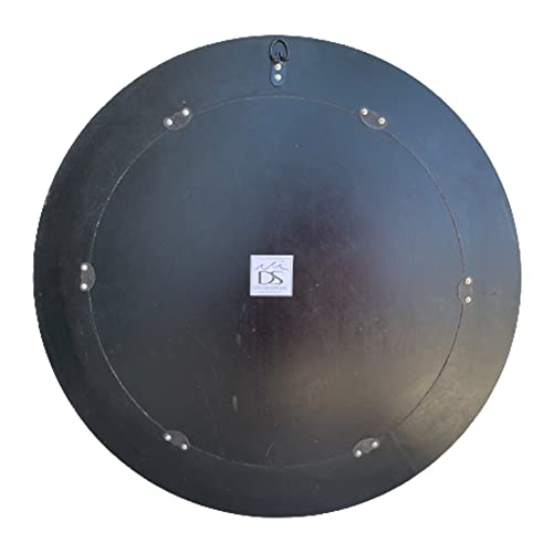 24" Round Rainbow Mosaic Wall Mirror
