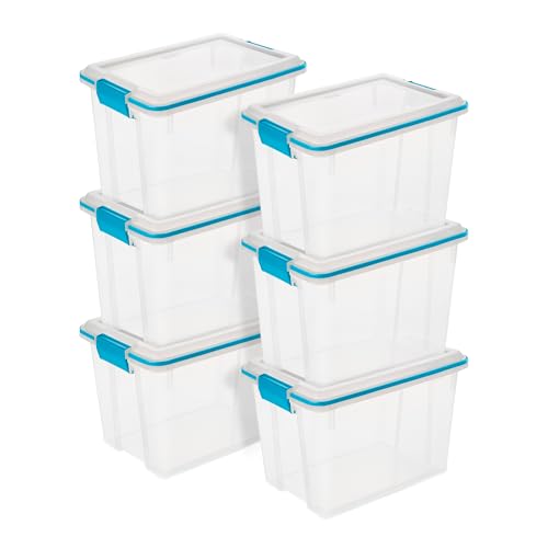 Gasket Storage Box with Lids for Home & Office (6 Count)