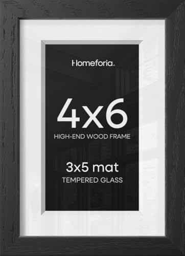 4x6 Black Oak Picture Frame