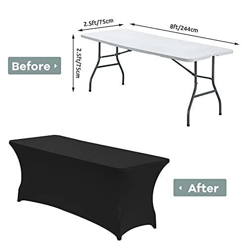 8FT Stretch Spandex Fitted Tablecloth