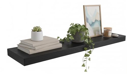 Joel’s Antiques 48 Inch Wooden Floating Shelves for Wall