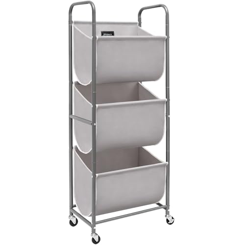 120 Liters Vertical Rolling Laundry Hamper