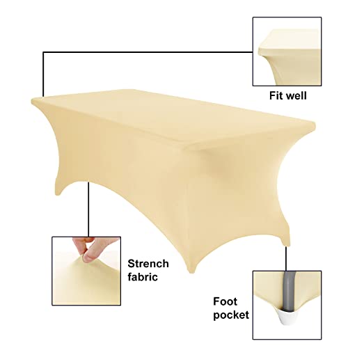 Spandex 8ft Waterproof Table Cover for Party