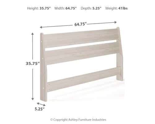 Socalle Modern Open Slat Queen Headboard
