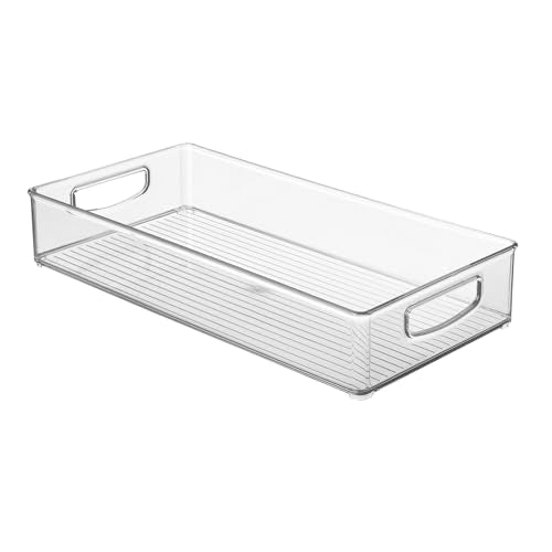 Stackable Clear Plastic Extra Long Pantry Organizers