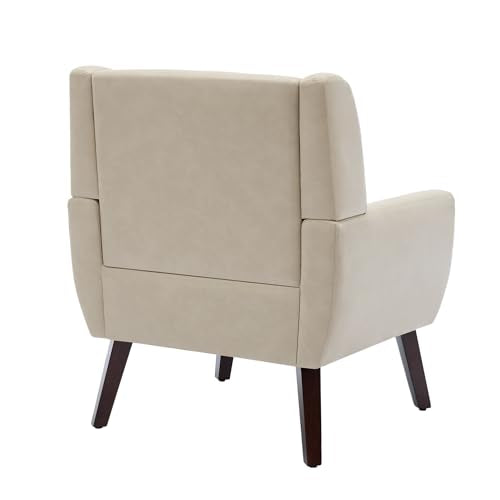 Faux Leather Accent Chair