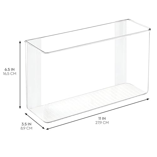 AFFIXX Plastic Wall Mount Organizer for Kitchen Bathroom