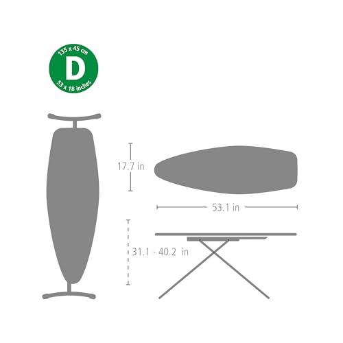Premium Ironing Board with Heat Resistant Parking Zone