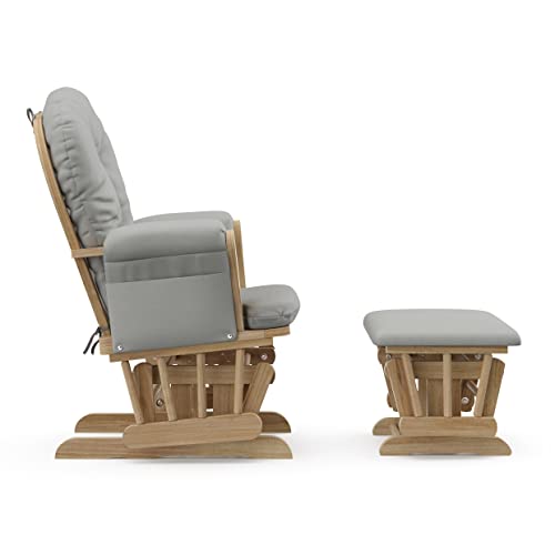 Premium Hoop Glider & Ottoman