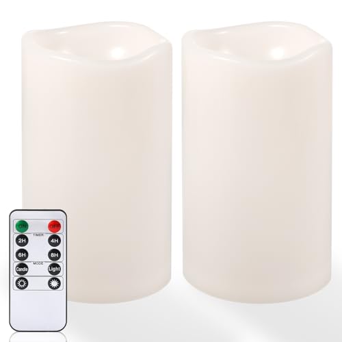 6" x 4" Large Outdoor Flameless Candles (2 Count)