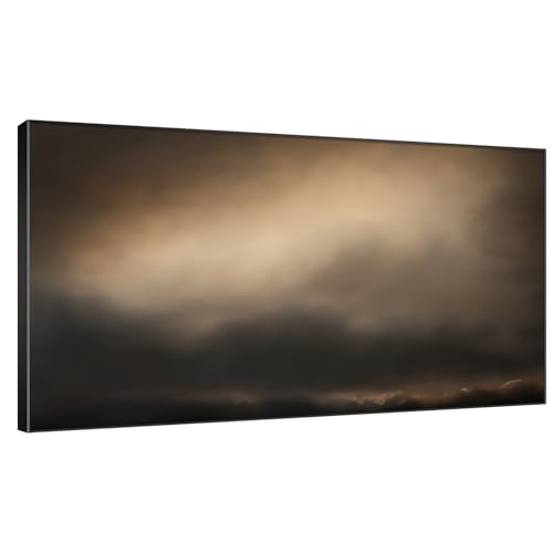 30"x60" Extra Large Framed Wall Art Golden Sunset Cloud