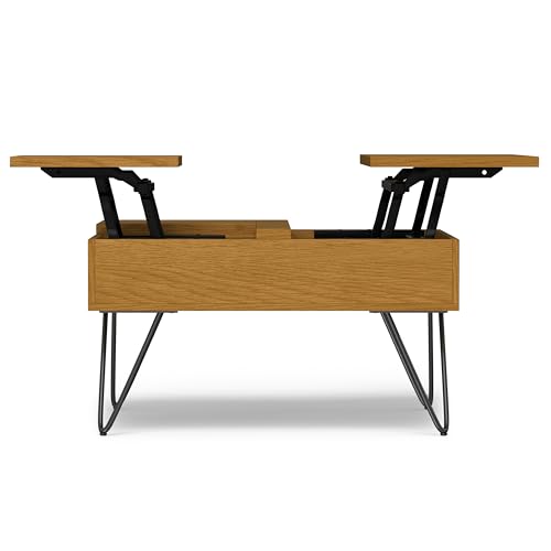 Hunter 36" Wide Solid Mango Wood Coffee Table in Natural
