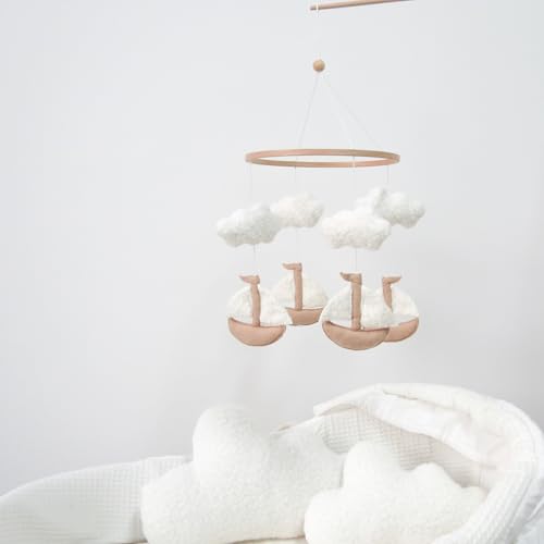 Sailboat Crib Mobile for Girls & Boys