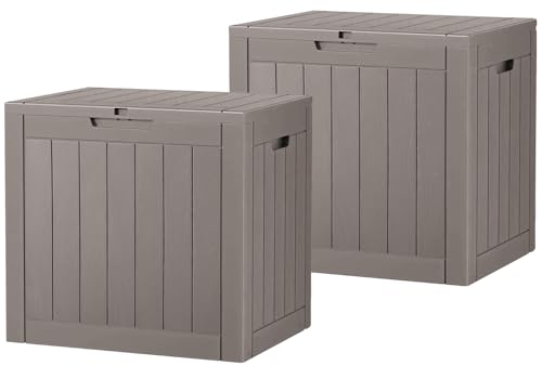 32 Gallon Outdoor Storage Box 2 Pack All