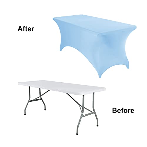 Spandex 6ft Waterproof Table Cover for Party