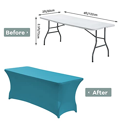 4FT Stretch Spandex Fitted Tablecloth