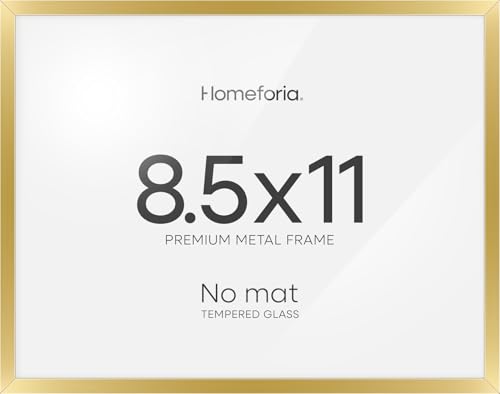 8.5x11 Gold Diploma Frame (3 Count)