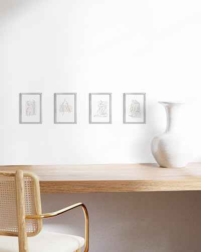 4x6 Silver Metal Picture Frames