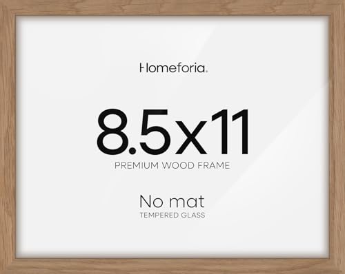 8.5x11 Natural Oak Diploma Frame (3 Count)