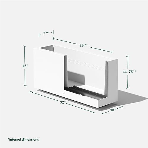 Block Series Long Box Planter (2 Count)