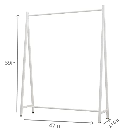 White Metal Clothes Racks Garment Rack
