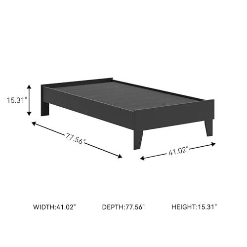 Socalle Casual Twin Platform Bed