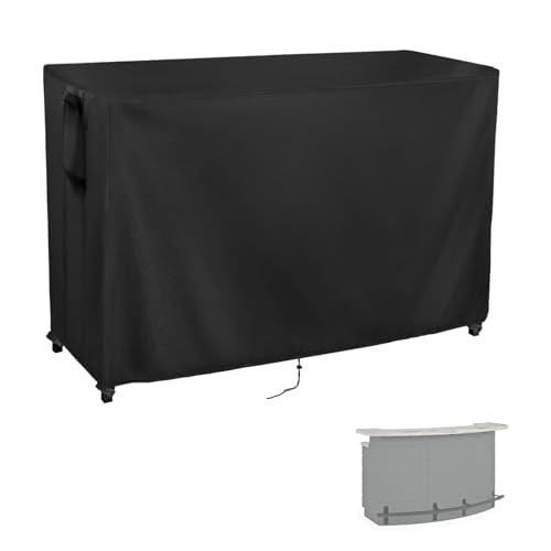Outdoor Table Cover for Outdoor Bar Table 78''L x 36''W x 43''H