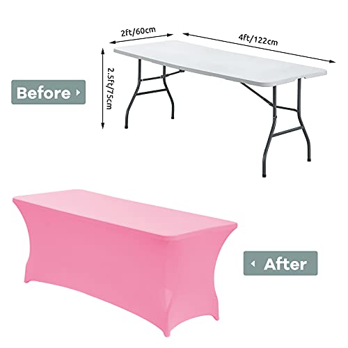 4FT Stretch Spandex Fitted Tablecloth