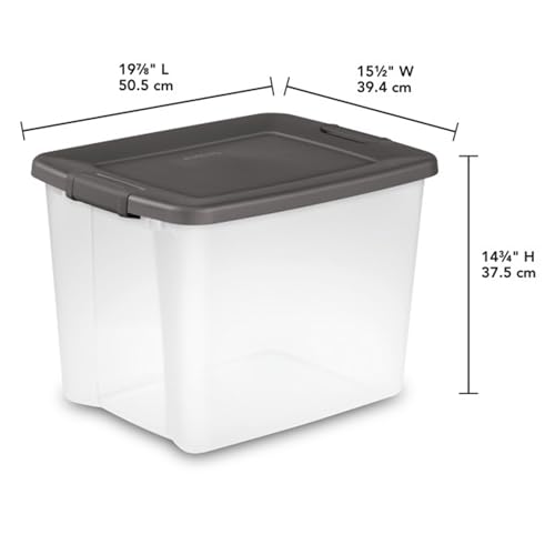 ShelfTote Clear Plastic Storage Bins (24 Count)