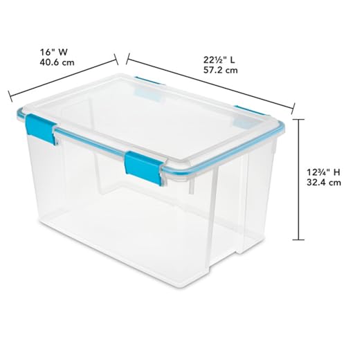 Gasket Storage Box with Lids for Home & Office (8 Count)