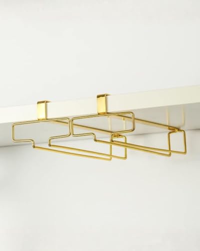 Gold Under Cabinet Wine Glass Holder (2 Count)
