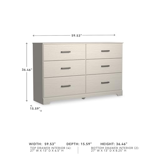 Stelsie 6 Drawer Bedroom Dresser
