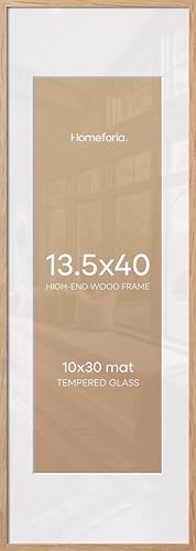 13.5x40 Natural Oak Frame (3 Count)