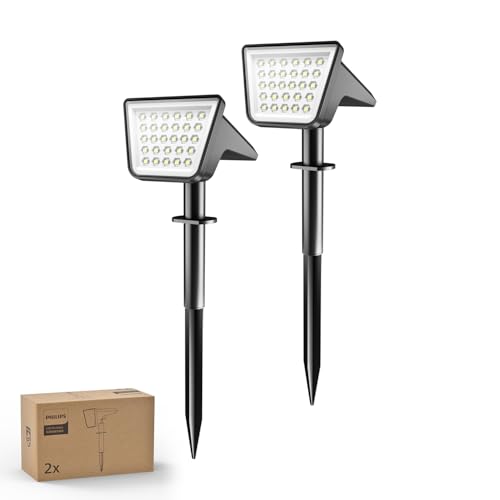 2 Packs Solar Spot Lights Outdoor Waterproof (2 Count)