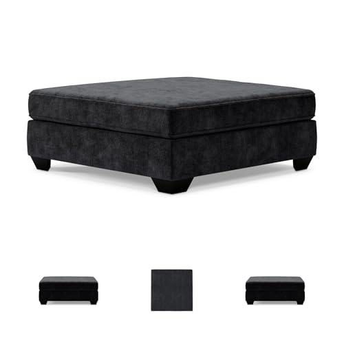 Lavernett Contemporary Square Oversized Accent Ottoman