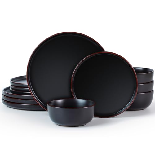 Mercury 12 Piece Stoneware Dinnerware Set (11.98 Count)