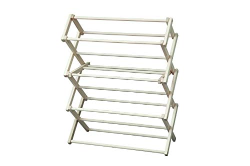 Wooden Folding Laundry Rack