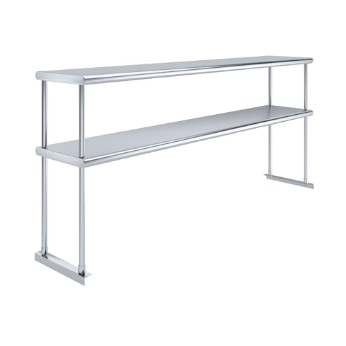 72 Inch Double Tier Overshelf