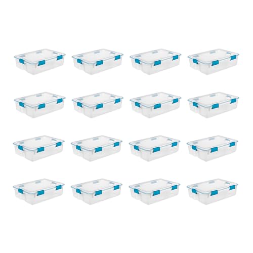 Gasket Storage Box with Lids for Home & Office (4 Count)