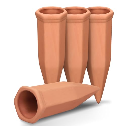 Terracotta Watering Spikes (4 Count)