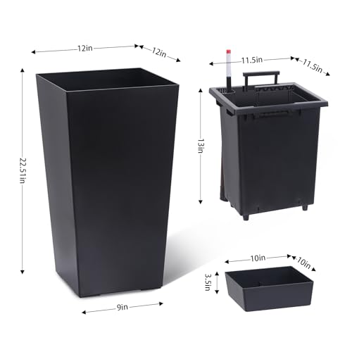 22.5 in Tall Planters Set of 2 (2 Count)