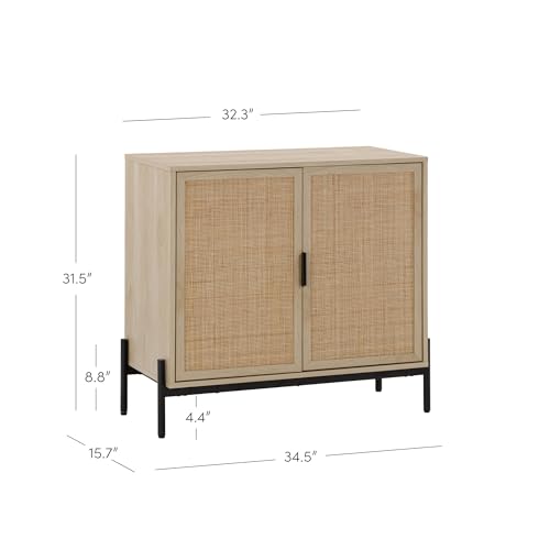 Andrew Bohemian Entryway Storage Cabinet or Kitchen Sideboard Credenza