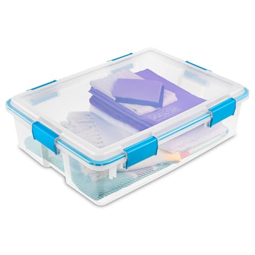 Gasket Storage Box with Lids for Home & Office (4 Count)