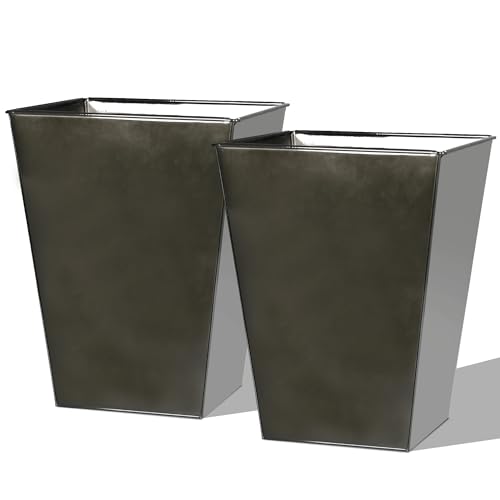 Garden Large Metal Glazed Floor Planter Set of 2 (2 Count)