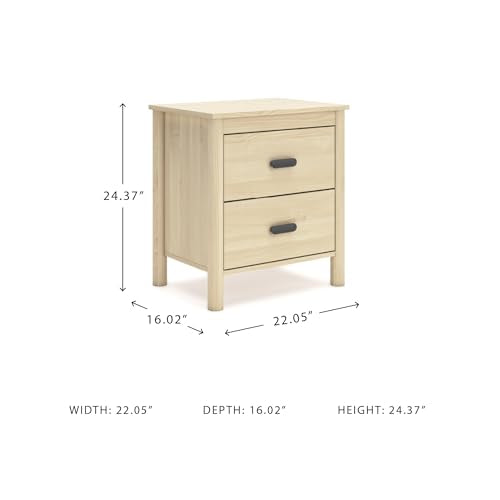 Cabinella 2 Drawer Nightstand